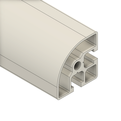MODULAR SOLUTIONS EXTRUDED PROFILE<br>45MM X 45MM ROUND CORNER, CUT TO THE LENGTH OF 1000 MM